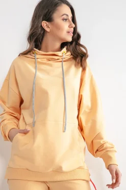 Bluzy | Bluzy>Fobya Bluza ze stójką F1173 banana