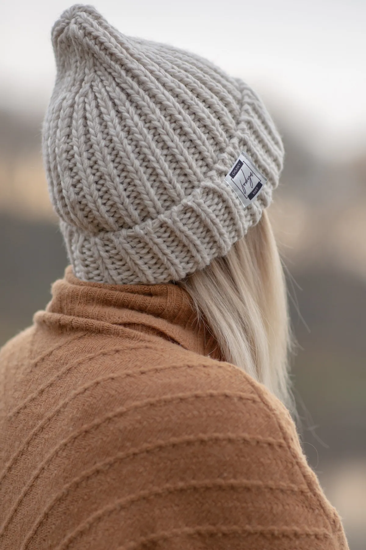 Czapki>Fobya Czapka chunky knit F1526