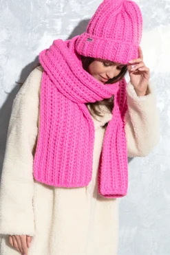 Czapki | Szale>Fobya Czapka o grubym splocie chunky knit F1544