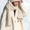 Szale | Czapka I Szalik>Fobya Długi szal o grubym splocie chunky knit F1579