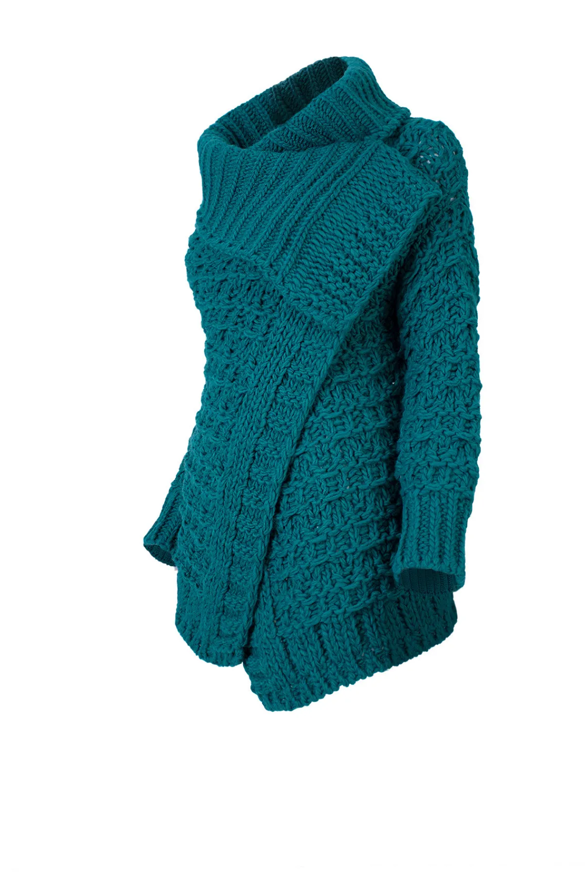 Knitting4Care | Knitting4Care>Fobya Kardigan z zapięciem ukrytym na ramieniu N05